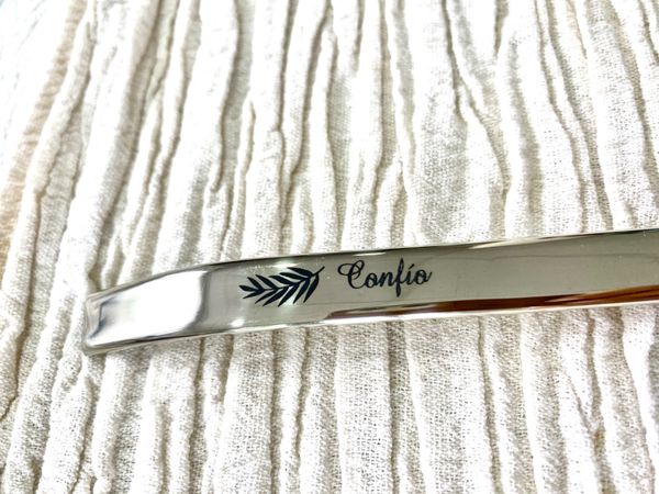 Bombilla de alpaca fuerza grabada