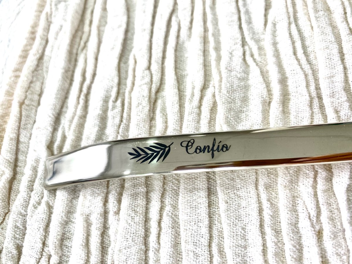 Bombilla de alpaca fuerza grabada